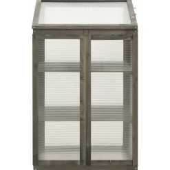 vidaXL drivhus 60x45x100 cm fyrretræ