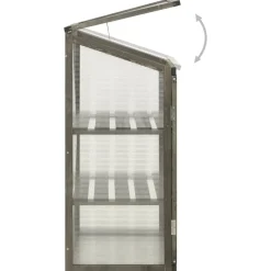 vidaXL drivhus 60x45x100 cm fyrretræ