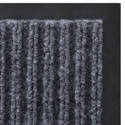 vidaXL dørmåtte grå 90 x 60 cm PVC