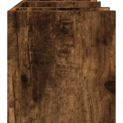 vidaXL dueslag til skrivebord 44,5x24x25 cm konstrueret træ røget eg