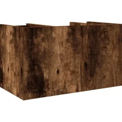 vidaXL dueslag til skrivebord 44,5x24x25 cm konstrueret træ røget eg
