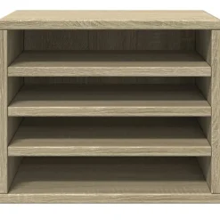 vidaXL dueslag til skrivebord 36x26x29,5 cm konstrueret træ sonoma-eg