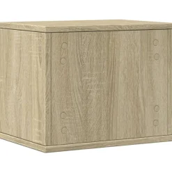 vidaXL dueslag til skrivebord 36x26x29,5 cm konstrueret træ sonoma-eg