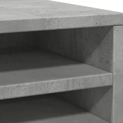 vidaXL dueslag til skrivebord 36x26x29,5 cm konstrueret træ betongrå