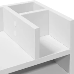 vidaXL dueslag til skrivebord 44,5x24x25 cm konstrueret træ betongrå