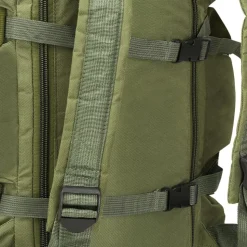 vidaXL duffelbag i 3-i-1 army-stil 45 l olivengrøn