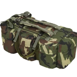 vidaXL duffelbag i 3-i-1 army-stil 45 l camouflage