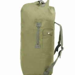 vidaXL duffeltaske i militærstil 85 l olivengrøn
