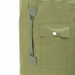 vidaXL duffeltaske i militærstil 85 l olivengrøn