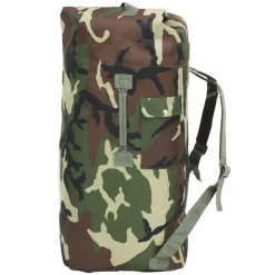 vidaXL duffeltaske i militærstil 85 l camouflage