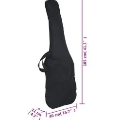 vidaXL elektrisk guitar til begyndere inkl. taske 4/4 39