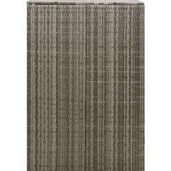 vidaXL enkelt skraldespandsskjuler 70x80x117 cm polyrattan grå