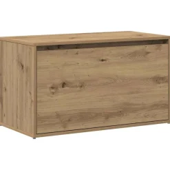 vidaXL entrébænk 80x40x45 cm spånplade artisan eg