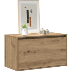 vidaXL entrébænk 80x40x45 cm spånplade artisan eg
