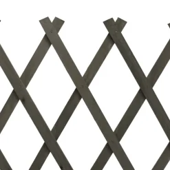vidaXL espalier til haven 120x60 cm massivt fyrretræ grå