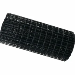 vidaXL Euro Hejn Grå 0,4 x 10 m PVC-belagt jern