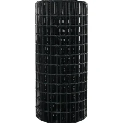 vidaXL Euro Hejn Grå 0,4 x 10 m PVC-belagt jern