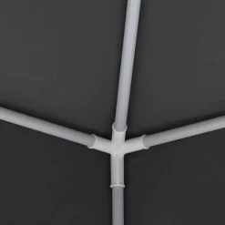 vidaXL festtelt med sidevægge 2x2 m 90 g/m² antracitgrå