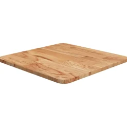 vidaXL firkantet bordplade 40x40x1,5 cm behandlet massivt eg lysebrun