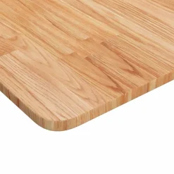 vidaXL firkantet bordplade 40x40x1,5 cm behandlet massivt eg lysebrun
