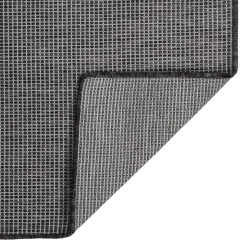 vidaXL fladvævet udendørstæppe 80x250 cm grå