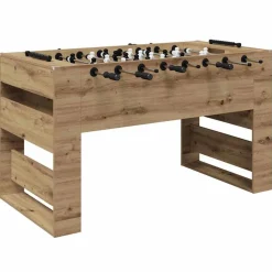 vidaXL Fodboldbord Artisan Eg 146,5 x 74 x 85 cm Konstrueret træ
