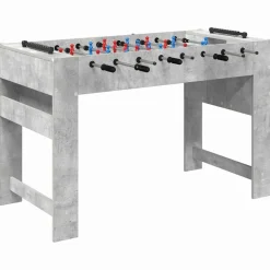 vidaXL Fodboldbord BetonGrå 125 x 60,5 x 80 cm Konstrueret træ
