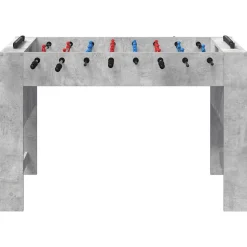 vidaXL Fodboldbord BetonGrå 125 x 60,5 x 80 cm Konstrueret træ