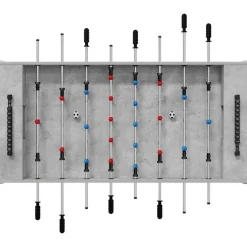vidaXL Fodboldbord BetonGrå 125 x 60,5 x 80 cm Konstrueret træ
