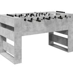 vidaXL Fodboldbord BetonGrå 146,5 x 74 x 85 cm Konstrueret træ