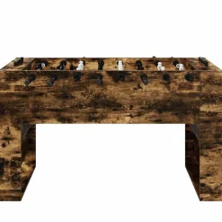 vidaXL Fodboldbord Røget Eg 146,5 x 74 x 85 cm Konstrueret træ