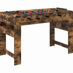 vidaXL Fodboldbord Røget eg 125 x 60,5 x 80 cm Konstrueret træ