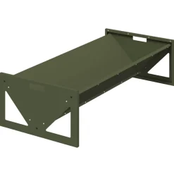 vidaXL Fodertrug til husdyr Oliven grøn 108 x 50 x 28 cm