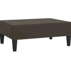 vidaXL fodskammel 78x56x32 cm fløjl mørkegrå