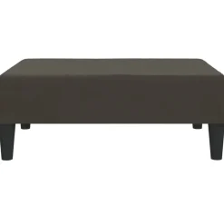 vidaXL fodskammel 78x56x32 cm fløjl mørkegrå