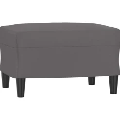 vidaXL fodskammel 60x50x41 cm kunstlæder grå