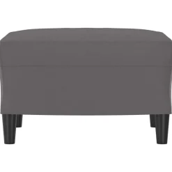 vidaXL fodskammel 60x50x41 cm kunstlæder grå