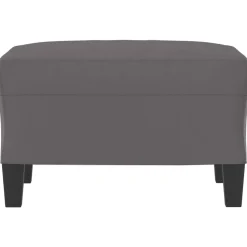 vidaXL fodskammel 60x50x41 cm kunstlæder grå