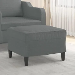 vidaXL fodskammel 60x50x41 cm stof Mørkegrå