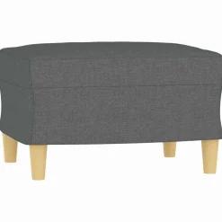 vidaXL fodskammel 60x50x41 cm stof Mørkegrå
