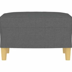 vidaXL fodskammel 60x50x41 cm stof Mørkegrå