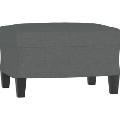 vidaXL fodskammel 60x50x41 cm stof Mørkegrå