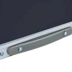 vidaXL foldbart campingbord 60x45 cm aluminium grå