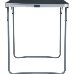 vidaXL foldbart campingbord med metalstel 80 x 60 cm grå