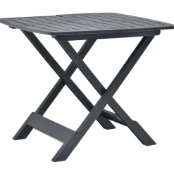 vidaXL foldbart havebord 79 x 72 x 70 cm plastik antracitgrå