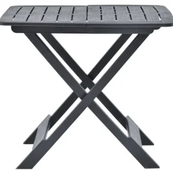 vidaXL foldbart havebord 79 x 72 x 70 cm plastik antracitgrå