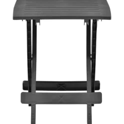 vidaXL foldbart havebord 45x43x50 cm plastik antracitgrå