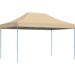 vidaXL foldbart pop up-festtelt 440x292x315 cm beige