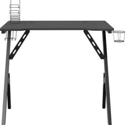 vidaXL gamerbord 90x60x75 cm Y-formede ben sort