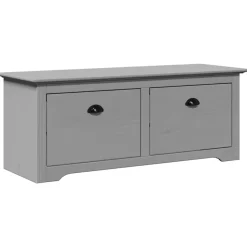 vidaXL gangbænk BODO 114x40x45 cm grå